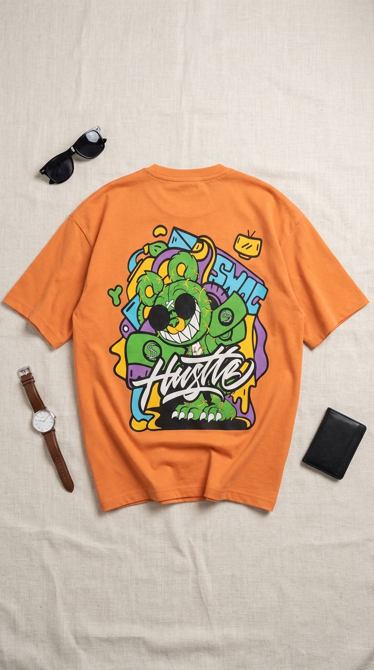 T-shirt Imprimé Graffiti